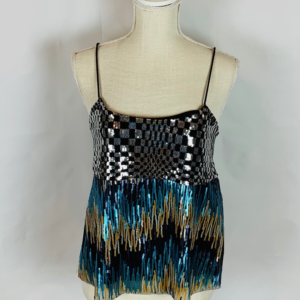 Zara Trafaluc Sequin Top